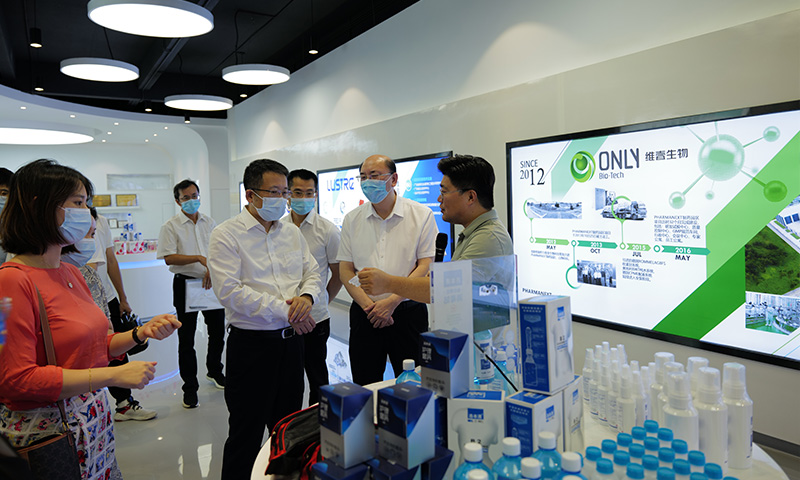 深圳市前海管理局調研洛斯特制藥